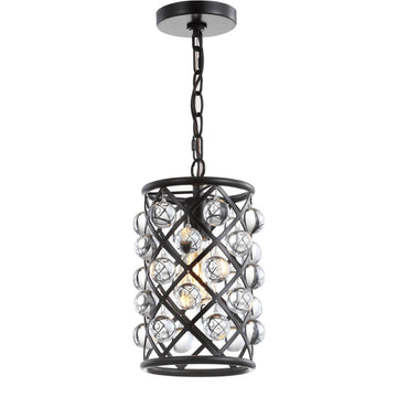 Gabrielle Crystal/Metal LED Pendant